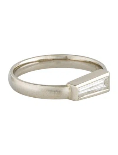 Pre-owned Ring 18k Diamond Band In Multi