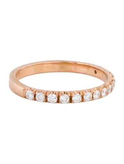 Pre-owned Ring 18k Diamond Band In Multi