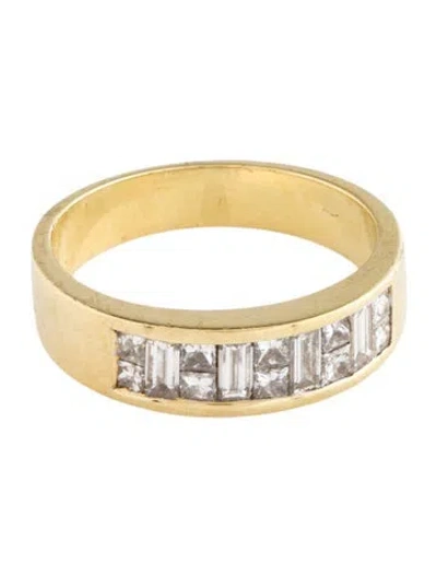 Pre-owned Ring 18k Diamond Band In Multi
