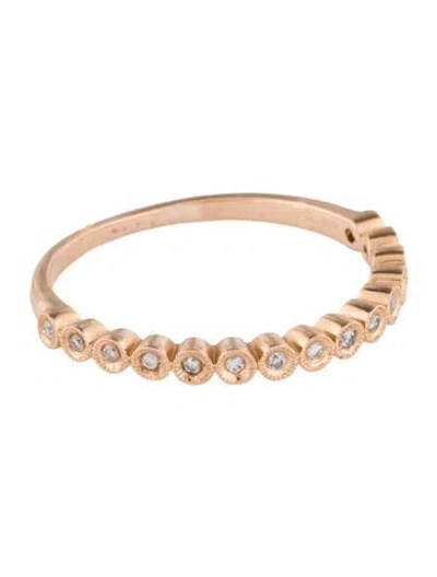 Pre-owned Ring 18k Diamond Band  In Multi