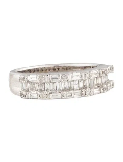 Pre-owned Ring 18k Diamond Band  In Multi