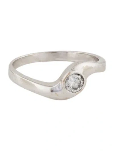 Pre-owned Ring 18k Diamond Band  In Multi