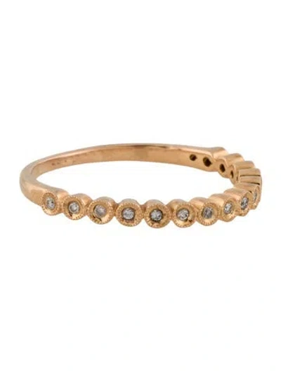 Pre-owned Ring 18k Diamond Band  In Multi