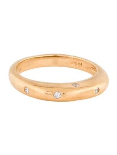Pre-owned Ring 18k Diamond Band  In Multi
