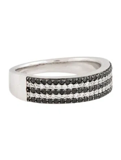 Pre-owned Ring 18k Diamond Band  In Multicolor