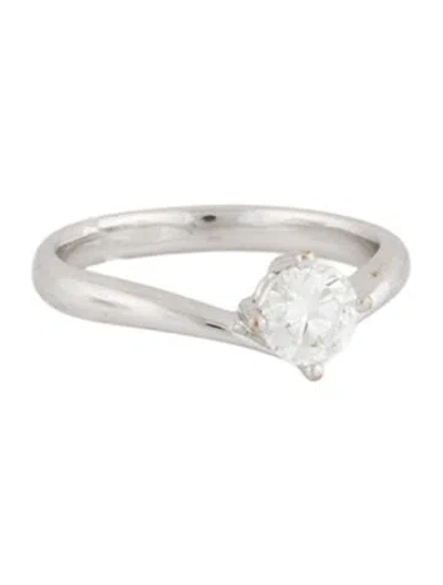 Pre-owned Ring 18k Diamond Cocktail  In Multi