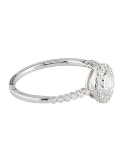 Pre-owned Ring 18k Diamond Cocktail  In Multi