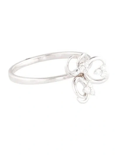 Pre-owned Ring 18k Diamond Cocktail  In Multi