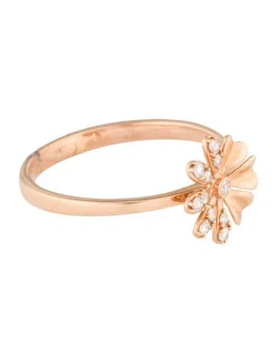 Pre-owned Ring 18k Diamond Cocktail  In Multi