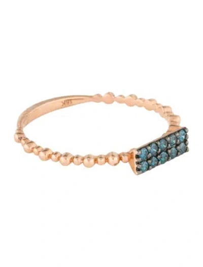 Pre-owned Ring 18k Diamond Cocktail  In Multi