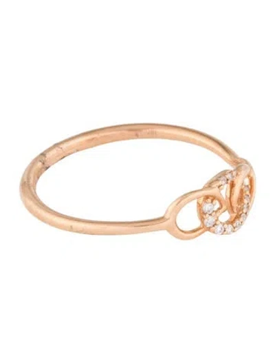 Pre-owned Ring 18k Diamond Cocktail  In Multi