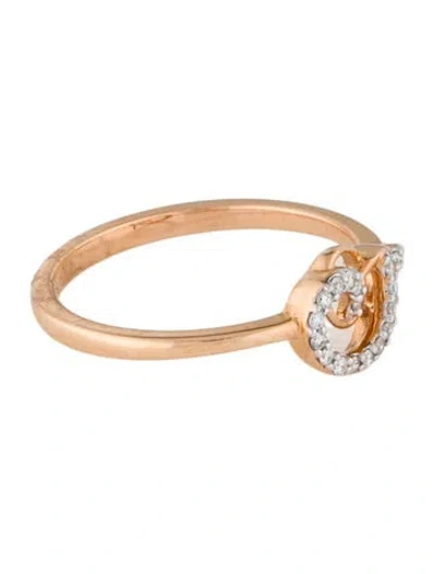 Pre-owned Ring 18k Diamond Cocktail  In Multi