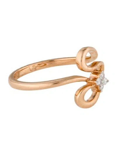 Pre-owned Ring 18k Diamond Cocktail  In Multi