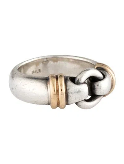 Pre-owned Ring 18k Diamond Cocktail  In Multicolor