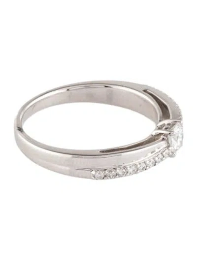 Pre-owned Ring 18k Diamond Engagement  In Multi