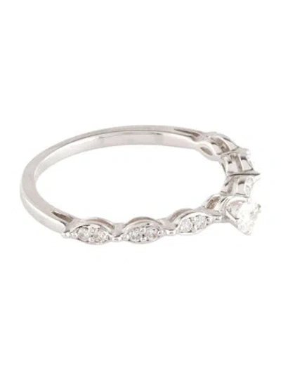 Pre-owned Ring 18k Diamond Engagement  In Multi