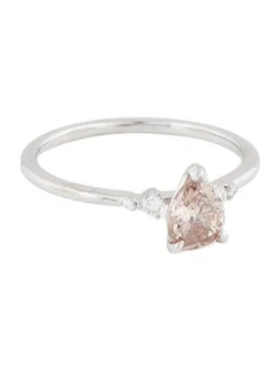 Pre-owned Ring 18k Diamond Engagement  In Multicolor
