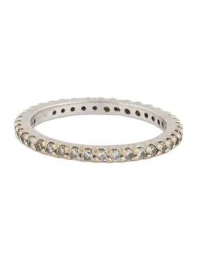 Pre-owned Ring 18k Diamond Eternity Band In Multi
