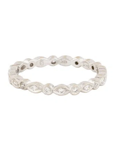Pre-owned Ring 18k Diamond Eternity Band In Multi
