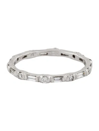 Pre-owned Ring 18k Diamond Eternity Band In Multi