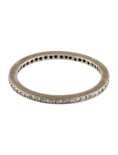 Pre-owned Ring 18k Diamond Eternity Band In Multi