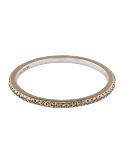 Pre-owned Ring 18k Diamond Eternity Band In Multi