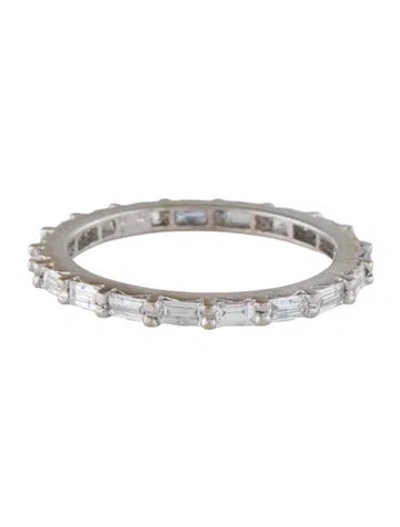 Pre-owned Ring 18k Diamond Eternity Band In Multi