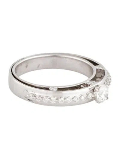 Pre-owned Ring 18k Diamond  In Multi
