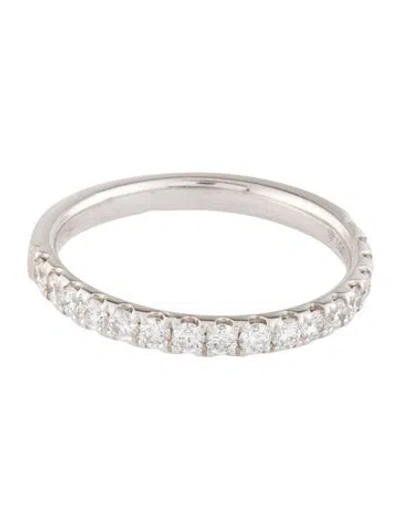 Pre-owned Ring 18k Lab-grown Diamond Band  In Multi