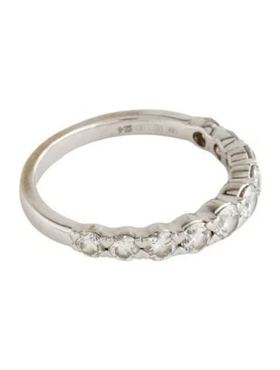 Pre-owned Ring 18k Lab-grown Diamond Band  In Multicolor