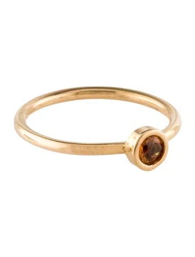 Pre-owned Ring 18k Sapphire Cocktail  In Multi