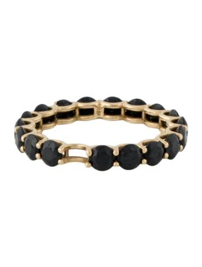 Pre-owned Ring 18k Spinel Eternity Band In Multi