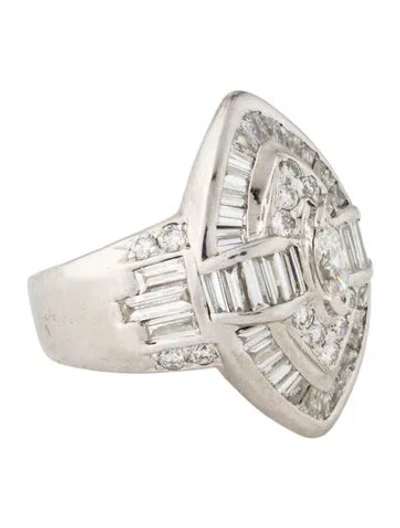 Pre-owned Ring 18k3.62ctw Diamond Cocktail  In Multi