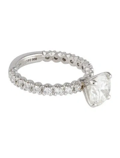 Pre-owned Ring 1.92ct Diamond Engagement  In Multi