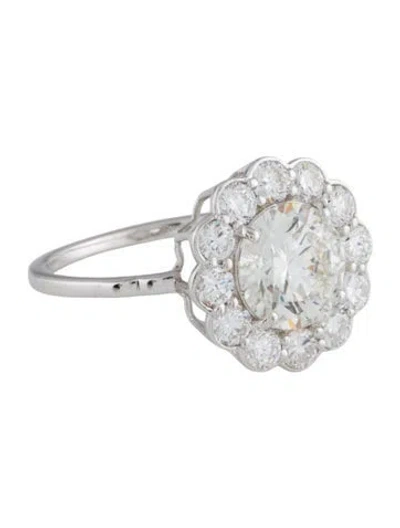 Pre-owned Ring 1.96ct Lab-grown Diamond Engagement  In Multi