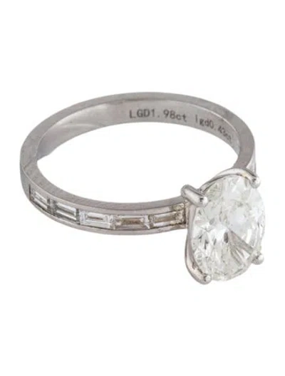 Pre-owned Ring 1.98ct Lab-grown Diamond Engagement  In Multi