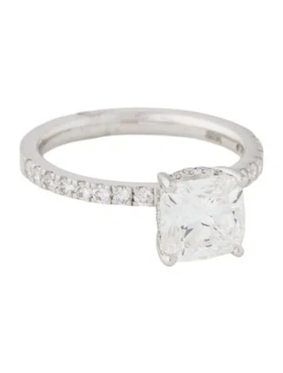 Pre-owned Ring 2.00ct Lab-grown Diamond Engagement  In Multi