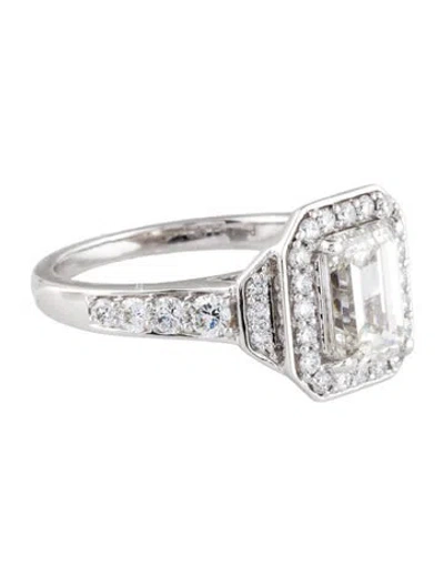 Pre-owned Ring 2.00ct Lab-grown Diamond Engagement  In Multi