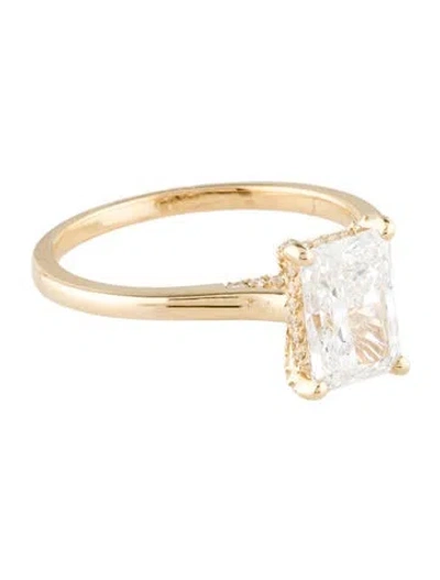 Pre-owned Ring 2.00ct Lab-grown Diamond Engagement  In Multi