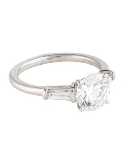 Pre-owned Ring 2.00ct Lab-grown Diamond Engagement  In Multicolor
