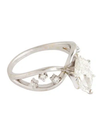 Pre-owned Ring 2.01ct Lab-grown Diamond Engagement  In Multicolor