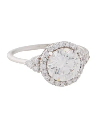 Pre-owned Ring 2.02ct Lab-grown Diamond Engagement  In Multi