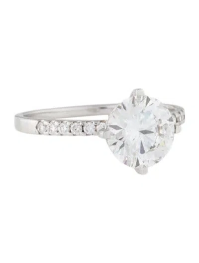 Pre-owned Ring 2.02ct Lab-grown Diamond Engagement  In Multi