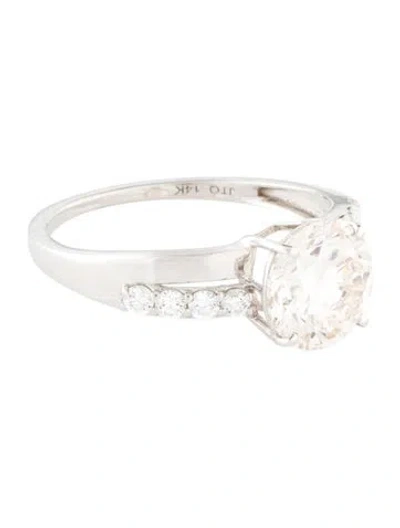 Pre-owned Ring 2.02ct Lab-grown Diamond Engagement  In Multi