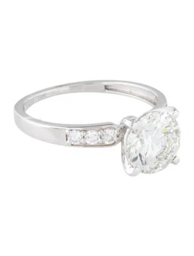 Pre-owned Ring 2.02ct Lab-grown Diamond Engagement  In Multi