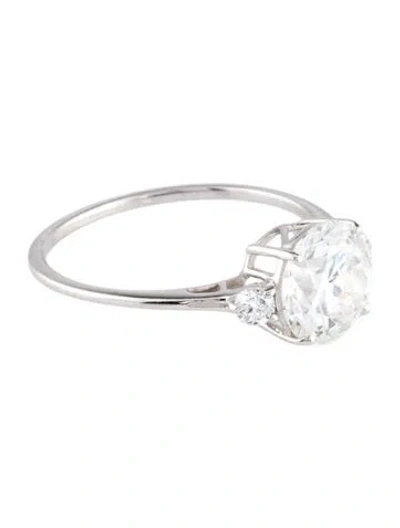 Pre-owned Ring 2.02ct Lab-grown Diamond Engagement  In Multi