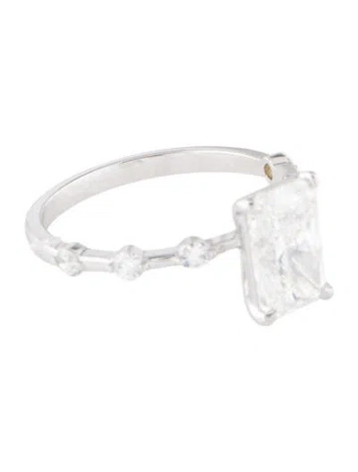 Pre-owned Ring 2.02ct Lab-grown Diamond Engagement  In Multi