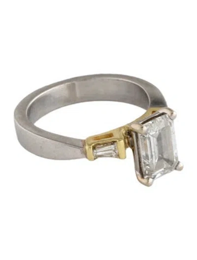 Pre-owned Ring 2.02ct Lab-grown Diamond Engagement  In Multi