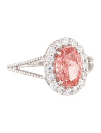 Pre-owned Ring 2.02ctw Lab-grown Diamond Engagement  In Multi