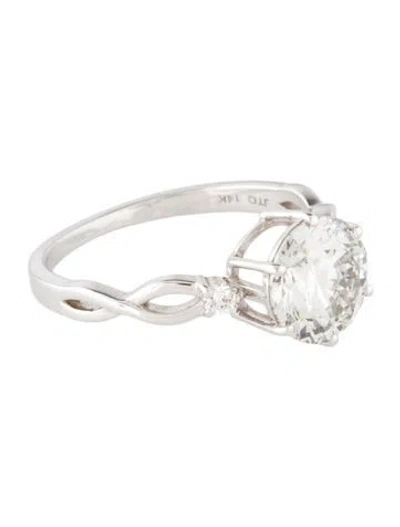 Pre-owned Ring 2.03ct Lab-grown Diamond Engagement  In Multi